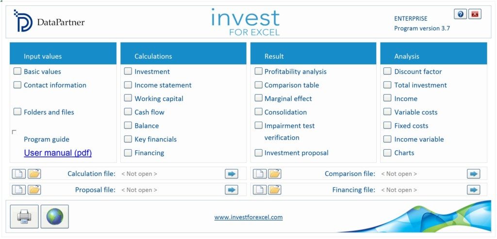 Invest for Excel